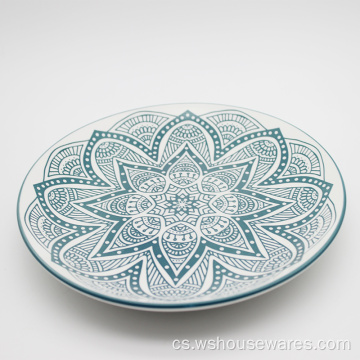 High-hodnota severské světlo Luxusní keramický nádobí porcelán
